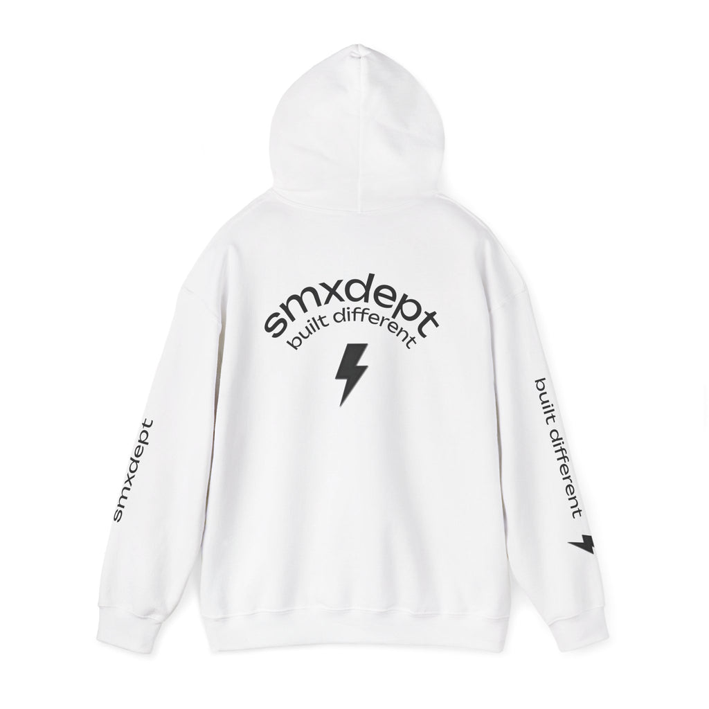 smxdept white hoodie