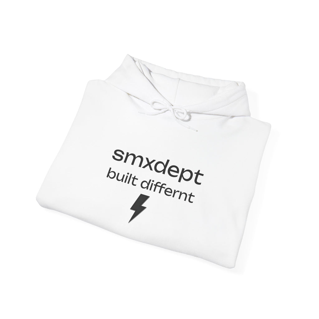 smxdept white hoodie
