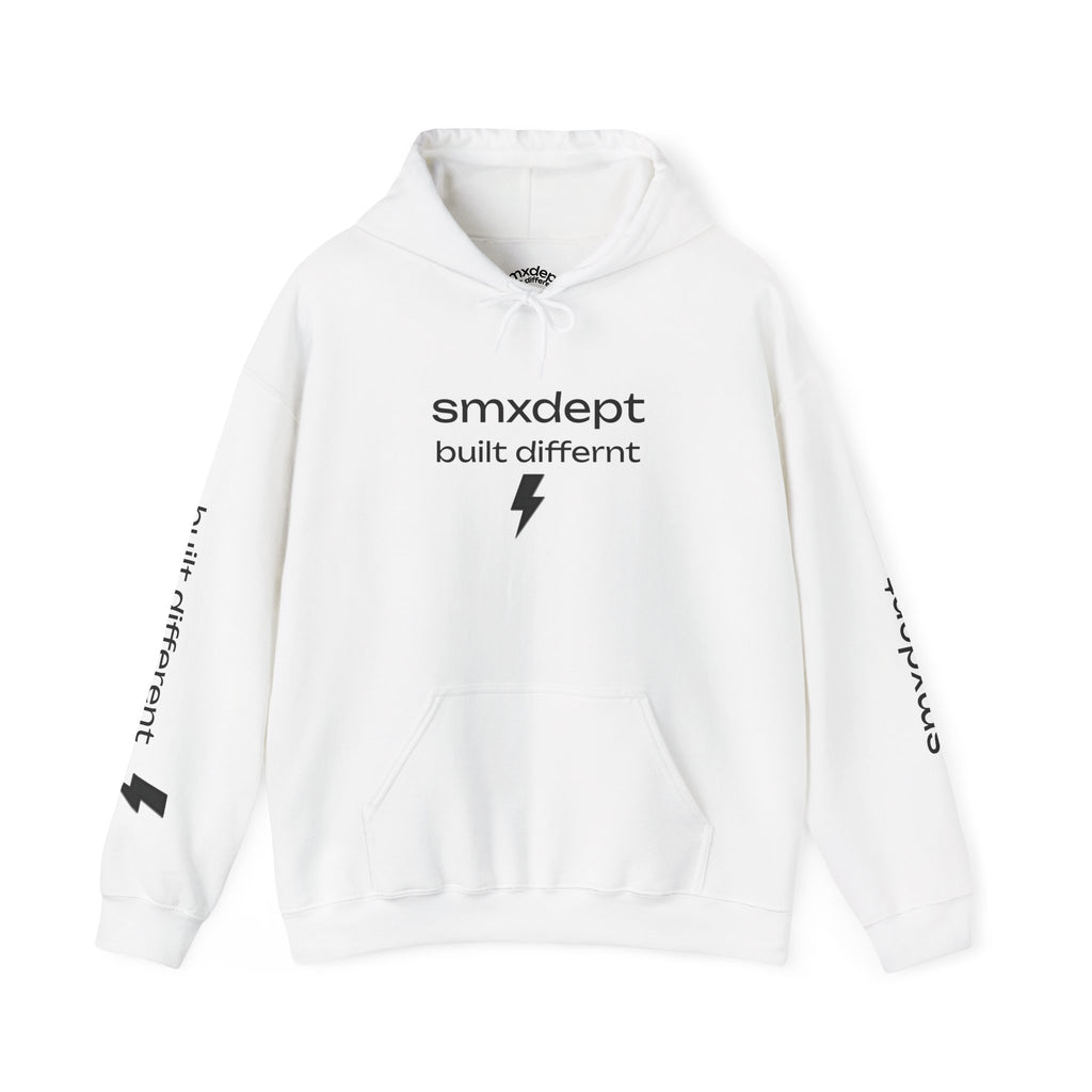 smxdept white hoodie