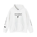 smxdept white hoodie