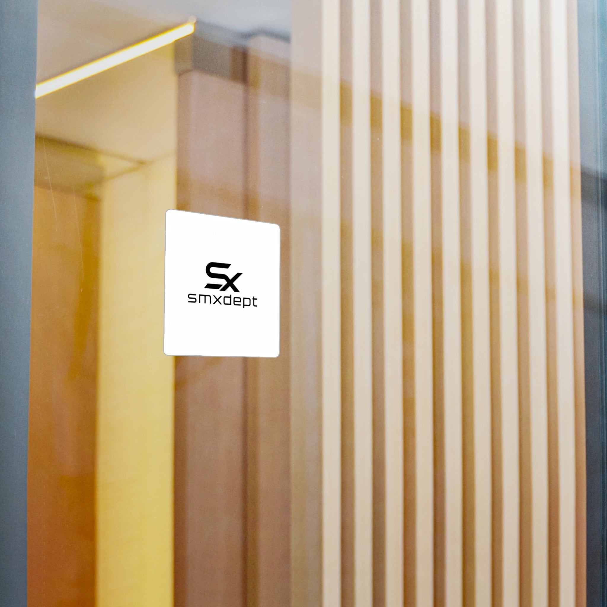 smxdept logo sticker