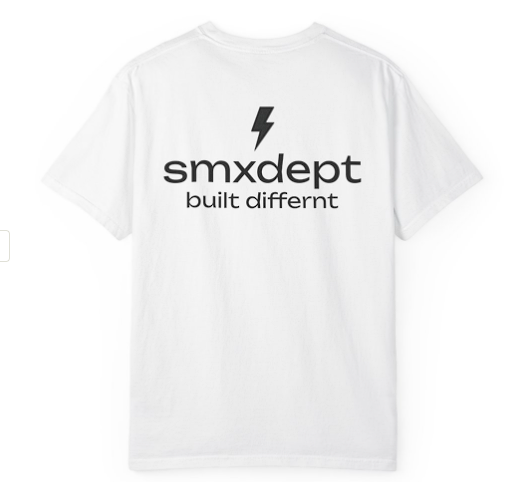 SMXDEPT PLAIN WHITE TEE